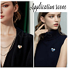 20 Boxs Sublimation Blank Brooch Pins FIND-SP0004-09C-5