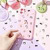 100Pcs Cat & Fish Resin Cabochons MRMJ-CJ0001-40-7