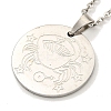 Non-Tarnish Constellation Pendant Necklaces LS-NJEW-S422-04P-04-2