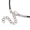 Glass Wish Bottle Pendant Necklace NJEW-JN04609-03-5