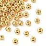 SHEGRACE Flat Round Brass Beads XGRPCU423-294G-1