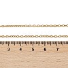 Ion Plating(IP) 304 Stainless Steel Unisex Cable Chain for Necklace STAS-P045-01G-B-2