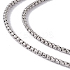 Non-Tarnish 201 Stainless Steel Box Chain Necklace for Men Women LS-NJEW-P268-A28-1X5-2