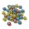 Faceted Resin European Beads RESI-C063-01C-1