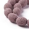 Natural Lava Rock Beads Strands G-F671-03B-17-3