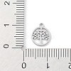 Non-Tarnish 304 Stainless Steel Charms STAS-K286-01D-P-3