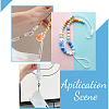 12Pcs 6 Colors Food Grade Eco-Friendly Silicone Focal Beads SIL-CA0001-52-6