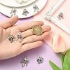 4Pcs 2 Styles Alloy European Beads FIND-YW0009-98-3
