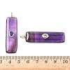 Natural Amethyst Pendants G-H318-03G-06-3