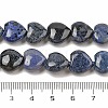 Natural Dumortierite Beads Strands G-H005-C15-02-5