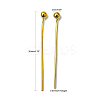 Brass Ball Head Pins KK-R020-04G-5