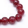 Natural White Jade Bead Strands G-R346-8mm-02-2