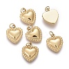Ion Plating(IP) 304 Stainless Steel Charms STAS-F256-030G-1