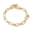 304 Stainless Steel Figaro Chains Bracelets for Women BJEW-R009-02G-4