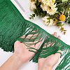 Polyester Latin Fringe Lace OCOR-WH0064-43A-3