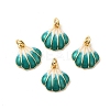 Brass Enamel Charms KK-H002-35G-03-RS-1