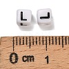 Opaque Acrylic Beads OACR-S076-01L-3
