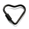 Ion Plating(IP) 304 Stainless Steel Screw Carabiner Lock Charms STAS-K195-02B-1