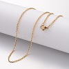 Ion Plating(IP) 304 Stainless Steel Necklace LS-MAK-K004-20G-1