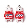 Christmas Theme Opaque Resin Pendants LS-FIND-E025-21-2