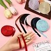 50 Yards 10 Colors Single Face Velvet Ribbon SRIB-YW0001-02-3