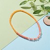Acrylic Beaded Bracelet & Necklace Set for Kids SJEW-JS01207-03-3