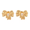 304 Stainless Steel Stud Earrings EJEW-Z063-06G-1