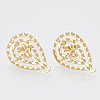 304 Stainless Steel Stud Earring Findings LS-X-STAS-S079-40A-1
