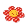 Tartan Pattern Acrylic Big Pendants LS-OACR-B008-B04-3