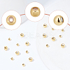 40Pcs 2 Style Brass Beads KK-BBC0001-58-4
