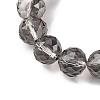 Transparent Electroplate Glass Beads Strands EGLA-N002-34D-F02-3