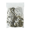 30Pcs 2 Colors Tibetan Style Alloy Pendants TIBEP-FS0001-17-6