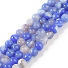 Natural Striped Agate/Banded Agate Beads Strands G-Z060-A01-A20-1