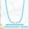 1Pc Rice Natural Pearl & Glass Seed Beaded Necklaces for Women NJEW-LP0007-01C-2