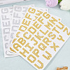8 Sheets 2 Style Letter A~Z Acrylic Hotfix Rhinestone DIY-CP0012-54B-7