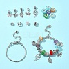 DIY Garden Theme Alloy & Brass European Style Bracelet Making Kits DIY-FS0007-26-7