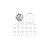 Transparent Acrylic Commemorative Coin Display Box ODIS-WH0030-96A-7