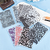 2Pcs 2 Styles Plastic Embossing Folders DIY-CP0008-88-4