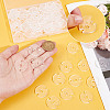 60Pcs 3 Shapes Acrylic Knitted Hat Making Fastener Tool FIND-GA0004-03-3