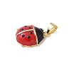 Brass Enamel Pendants KK-C089-05G-2