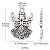 Tibetan Style Alloy Pendants TIBEP-YW0001-51-3