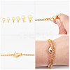 60Pcs 6 Style 304 Stainless Steel Lobster Claw Clasps STAS-BBC0001-03-4