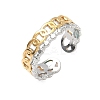 304 Stainless Steel Cuff Open Rings RJEW-Z121-02GP-07-4