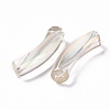 UV Plating Transparent Rainbow Iridescent Acrylic Beads X-OACR-A016-01M-4