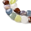 Natural Quartz Crystal & Red Jasper & Green Aventurine & Blue Aventurine & Lepidolite & Amethyst & Lemon Jade Beads Strands G-B022-39B-4