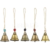 Iron Bell Pendant Decorations HJEW-JM02173-1