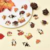 20Pcs 10 Styles Thanksgiving Theme Alloy Enamel Pendants FIND-FS0004-84-2