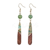 304 Stainless Steel Dangel Earrings EJEW-JE06029-S-5