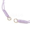 6Pcs 6 Colors Braided Nylon Cord Bracelet Making AJEW-JB01571-3