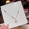Acrylic with Cat Eye Pendant Necklaces FS-WG30730-33-1
